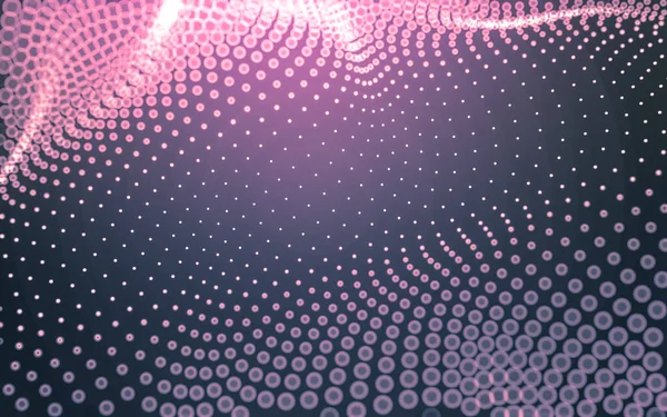 Soyut arkaplan. Çokgen şekilli molekül teknolojisi, noktaları ve çizgileri birleştiriyor. Bağlantı yapısı. Büyük veri görselleştirmesi.