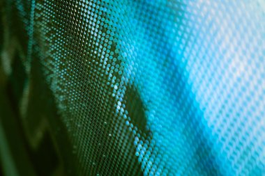 Yakın plan LED bulanık ekran. LED yumuşak odak arkaplanı. Tasarım için soyut arkaplan ideali.