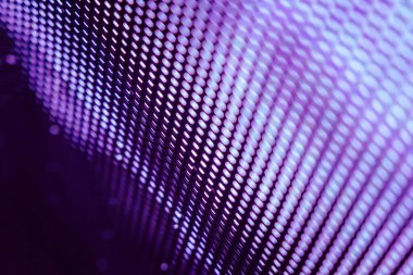 Yakın plan LED bulanık ekran. LED yumuşak odak arkaplanı. Tasarım için soyut arkaplan ideali.