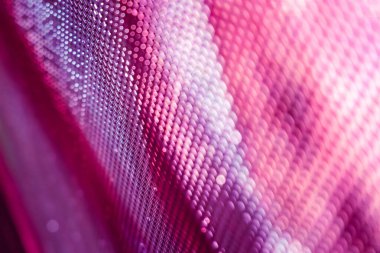 Yakın plan LED bulanık ekran. LED yumuşak odak arkaplanı. Tasarım için soyut arkaplan ideali.