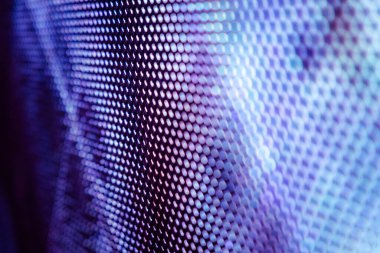 Yakın plan LED bulanık ekran. LED yumuşak odak arkaplanı. Tasarım için soyut arkaplan ideali.