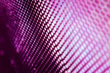 Yakın plan LED bulanık ekran. LED yumuşak odak arkaplanı. Tasarım için soyut arkaplan ideali.