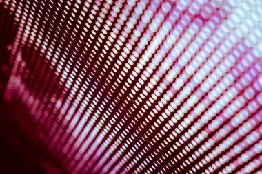 Yakın plan LED bulanık ekran. LED yumuşak odak arkaplanı. Tasarım için soyut arkaplan ideali.