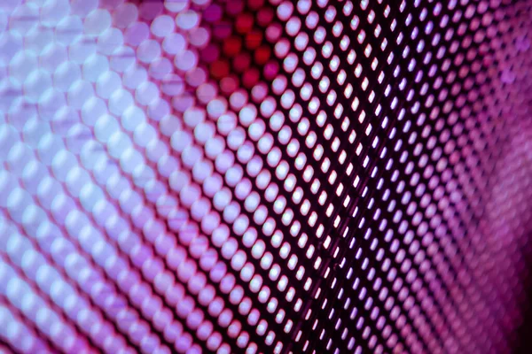 Yakın plan LED bulanık ekran. LED yumuşak odak arkaplanı. Tasarım için soyut arkaplan ideali.