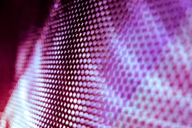 Yakın plan LED bulanık ekran. LED yumuşak odak arkaplanı. Tasarım için soyut arkaplan ideali.