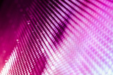 Yakın plan LED bulanık ekran. LED yumuşak odak arkaplanı. Tasarım için soyut arkaplan ideali.