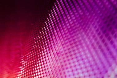 Yakın plan LED bulanık ekran. LED yumuşak odak arkaplanı. Tasarım için soyut arkaplan ideali.