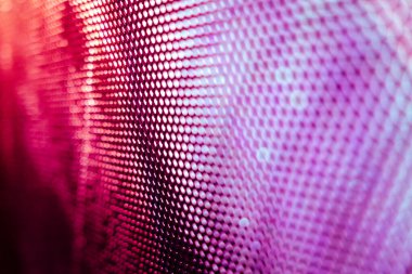 Yakın plan LED bulanık ekran. LED yumuşak odak arkaplanı. Tasarım için soyut arkaplan ideali.