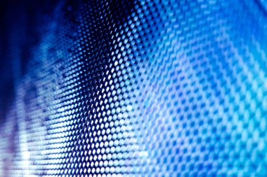 Yakın plan LED bulanık ekran. LED yumuşak odak arkaplanı. Tasarım için soyut arkaplan ideali.