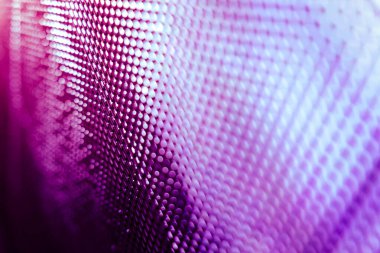 Yakın plan LED bulanık ekran. LED yumuşak odak arkaplanı. Tasarım için soyut arkaplan ideali.