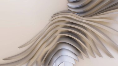 Beyaz zemin üzerinde tek renkli dalga çizgileri olan soyut bir arkaplan. Modern teknoloji arka planı.