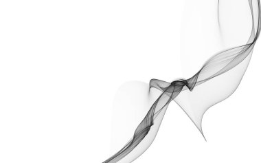 Beyaz zemin üzerinde tek renkli dalga çizgileri olan soyut bir arkaplan. Modern teknoloji arka planı.