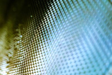 Yakın plan LED bulanık ekran. LED yumuşak odak arkaplanı. Tasarım için soyut arkaplan ideali.