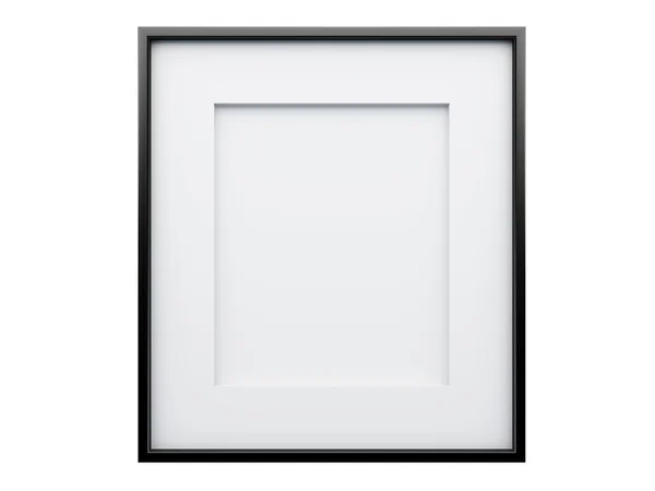Реалістична рамка картини ізольована на білому тлі . — стокове фото
