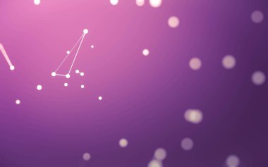 3d soyut arkaplan. Çokgen şekilli molekül teknolojisi, noktaları ve çizgileri birleştiriyor. Bağlantı yapısı. Büyük veri görselleştirmesi. 3d arkaplan.