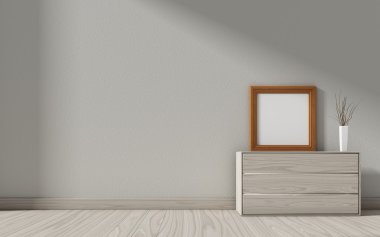 Poster vintage yenilikçi çatı iç arka plan ile alay