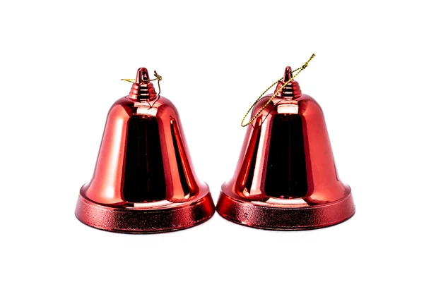 Christmas bells isolated on white background — Stock Photo, Image