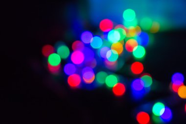 Soyut dairesel bokeh arkaplanı