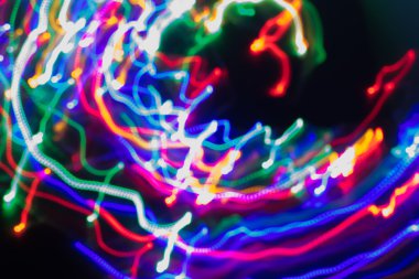 bulanık hareket benzeyen fütüristik parlayan arka plan