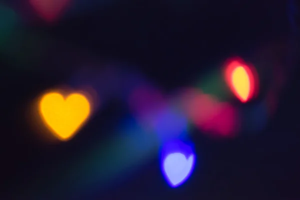 Heart bokeh background. Valentine's day background Stock Image