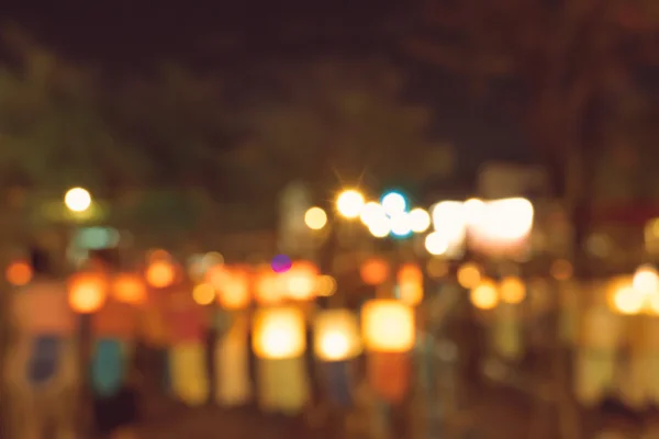 Rozmazane światła miejskie w nocy — Zdjęcie stockowe