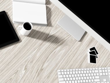 Bir ayarı tablo iş çalışma alanı'nın görünümünü yüksek açı.