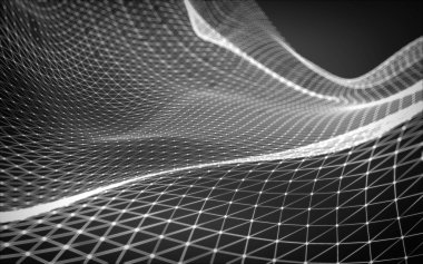 Soyut çokgen alanı düşük Poli 