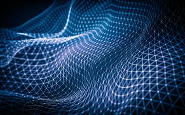 Soyut çokgen alanı düşük Poli 