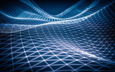 Soyut çokgen alanı düşük Poli 