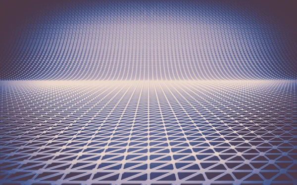 Espaço poligonal abstrato baixo poli — Fotografia de Stock