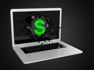 Dizüstü yeşil dolar işareti yok