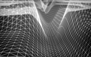 Soyut çokgen alanı düşük Poli 