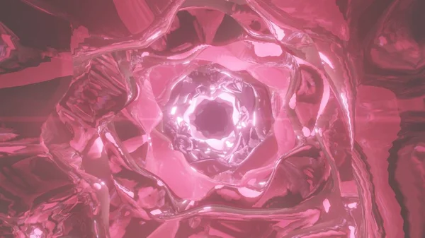 Ağlar ve baskılar için kırmızı organik mağaranın 3 boyutlu çizimi. Duvar kağıdı malzemesi. Masaüstü arkaplanı. Oyuncu Anı