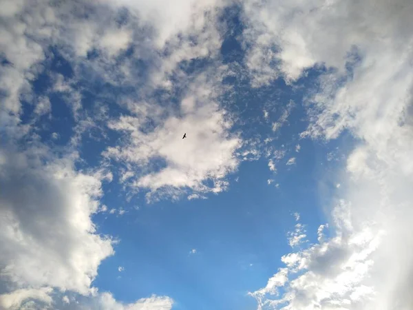 Ciel Bleu Avec Nuages — Photo