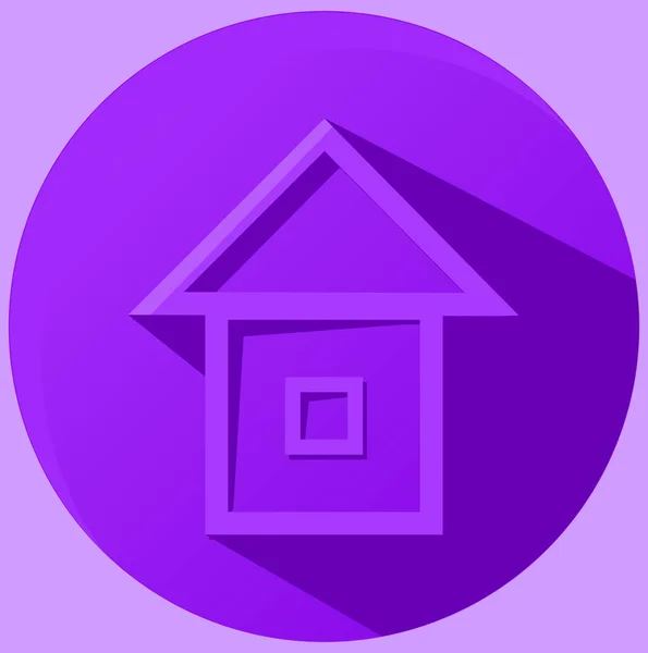 Home Icon Button — Stock Photo, Image