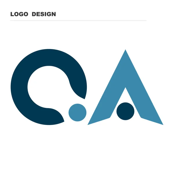 Modern Logo Design Business Company Identity — Stock Vector