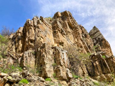Mountain road landscape near Vernashen and Shatin,  Vayots Dzor Region, Armenia