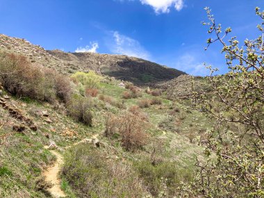 Mountain road landscape near Vernashen and Shatin,  Vayots Dzor Region, Armenia