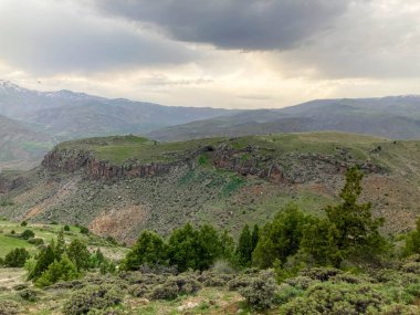 Mountain road landscape near Vernashen and Shatin, Vayots Dzor Region, Armenia