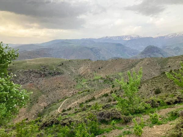 Ландшафт Горной Дороги Недалеко Вернашена Шатина Вайоц Дзорского Района Армения — стоковое фото