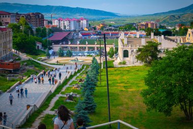 Ermenistan 'daki güzel Stepanakert şehri (Nagorno - Karabağ)