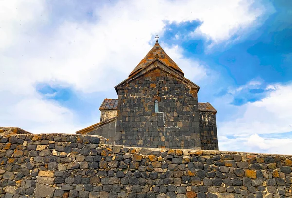 Sevanavank Ist Ein Klösterlicher Komplex Auf Einer Halbinsel Nordwestlichen Ufer — Stockfoto