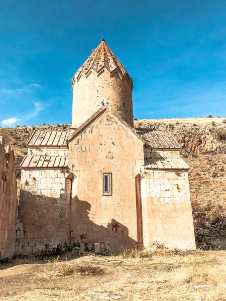 Mosteiro Karapet Província Ararat Nordeste Território Rural Deserto Jnjrlu — Fotografia de Stock