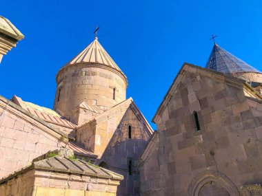 Goshavank-Ermeni Ortaçağ manastırı kompleksi XII-XIII asırlardır Ermenistan 'daki Hay Allah köyünde.