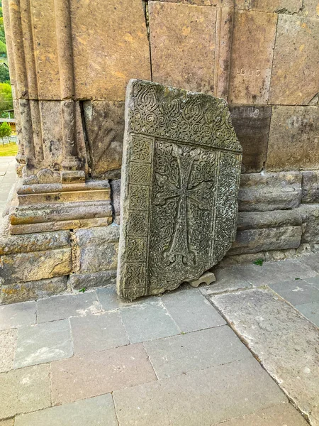 Khachkars Stenkors Goshavank — Stockfoto