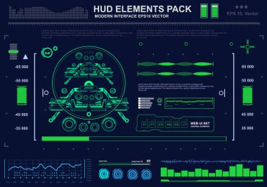 Gelecekçi mavi sanal grafik dokunmatik kullanıcı arayüzü
