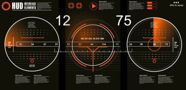 Gelecekçi mavi sanal grafik dokunmatik kullanıcı arayüzü