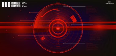 Gelecekçi mavi sanal grafik dokunmatik kullanıcı arayüzü