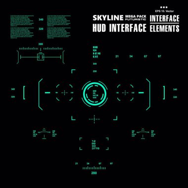 Gelecekçi mavi sanal grafik dokunmatik kullanıcı arayüzü