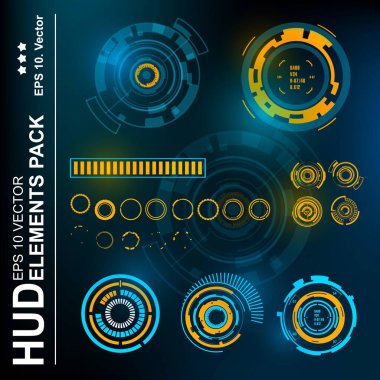 Gelecekçi yeşil sanal grafik dokunmatik kullanıcı arayüzü